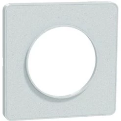 SCHNEIDER Odace Touch - Plaque De Finition 1 Poste - Blanc Recyclé (S510802)