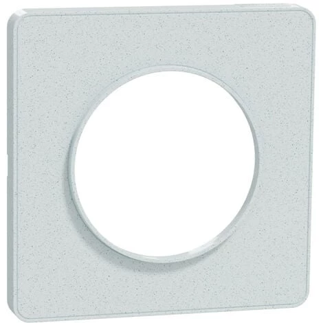 SCHNEIDER Odace Touch - Plaque De Finition 1 Poste - Blanc Recyclé (S510802) 3 SCHNEIDER Odace Touch - Plaque De Finition 1 Poste - Blanc Recyclé (S510802)