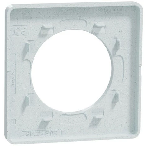 SCHNEIDER Odace Touch - Plaque De Finition 1 Poste - Blanc Recyclé (S510802) 5 SCHNEIDER Odace Touch - Plaque De Finition 1 Poste - Blanc Recyclé (S510802) – Image 3