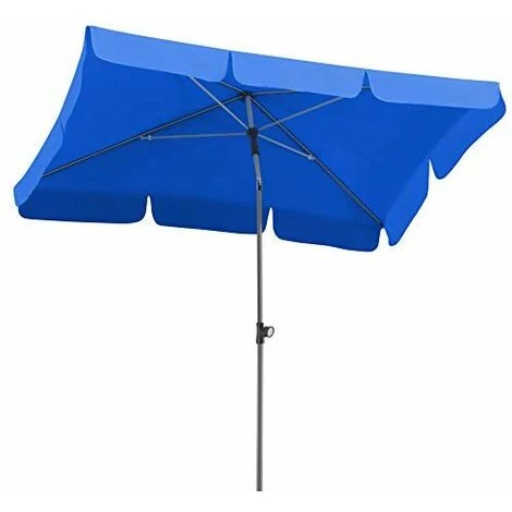 Schneider Parasol Locarno, Bleu Royal, Env. 180 X 120 Cm, En 4 Parties, Rectangulaire 3 Schneider Parasol Locarno, Bleu Royal, Env. 180 X 120 Cm, En 4 Parties, Rectangulaire