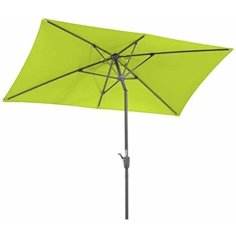 Schneider - Parasol Tunis, Vert Pomme, Env. 270 X 150 Cm, 6 Pièces, Parasol Rectangula... 3 Schneider - Parasol Tunis, Vert Pomme, Env. 270 X 150 Cm, 6 Pièces, Parasol Rectangula...