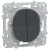 SCHNEIDER OVALIS INTERRUPTEUR DOUBLE VA ET VIENT ANTHRACITE - S340214 2 SCHNEIDER OVALIS INTERRUPTEUR DOUBLE VA ET VIENT ANTHRACITE - S340214 -SCHNEIDER Soldes 69628379 1