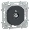 SCHNEIDER OVALIS PRISE TV ANTHRACITE - S340405 -SCHNEIDER Soldes 69628393 1