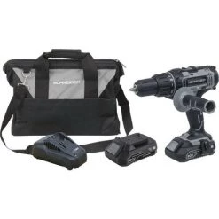 Pack Perçeuse Visseuse à Percussion + 2 Batteries 2Ah SCHNEIDER 50586