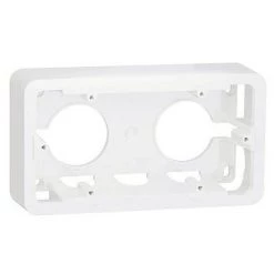 SCHNEIDER UNICA BOÎTE EN SAILLIE 2 POSTES 4 MODULES BLANC - NU840418