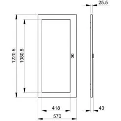 Porte Transparente Schneider PrismaSet G W600 23M G IP55 LVS08336 5 Porte Transparente Schneider PrismaSet G W600 23M G IP55 LVS08336 -SCHNEIDER Soldes 70413631 2