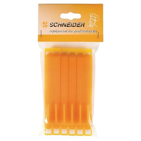 SCHNEIDER Pince De Fermeture Pour Poches - L 120 Mm - Lot De 6 - Jaune 5 SCHNEIDER Pince De Fermeture Pour Poches - L 120 Mm - Lot De 6 - Jaune – Image 3