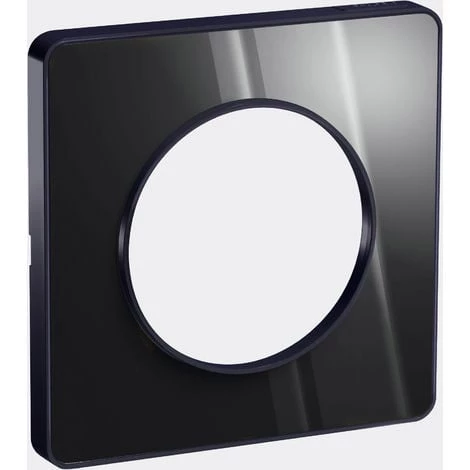 SCHNEIDER Plaque De Finition Simple Odace Touch Clipsable - Miroir Liseré Anthracite 3 SCHNEIDER Plaque De Finition Simple Odace Touch Clipsable - Miroir Liseré Anthracite